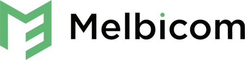 Логотип хостинг-компании Melbicom
