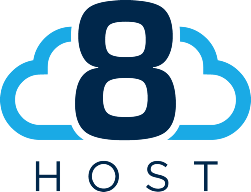 Логотип хостинг-компании 8host