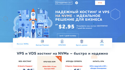 Сайт хостинг-компании Host-UA