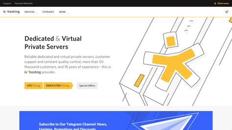 Сайт хостинг-компании is*hosting